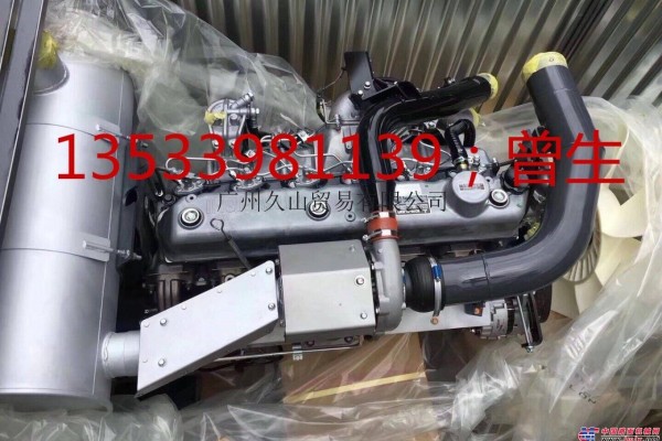 加藤挖掘机配件HD1430-3 6D16发动机总成