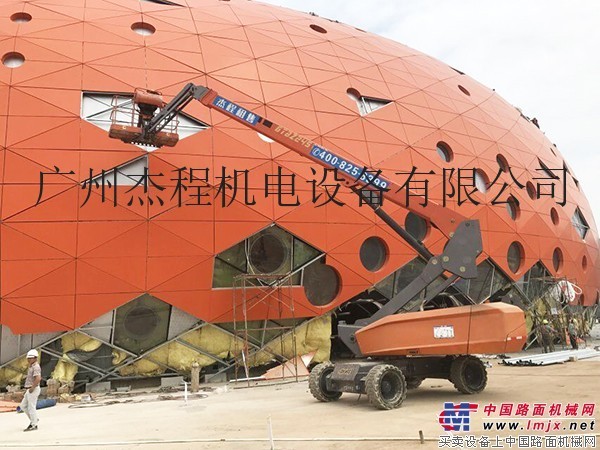 惠州博罗设备安装高空车租赁，载人28米直臂式高空作业平台租赁