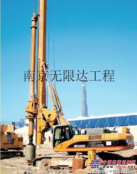 蕪湖出租三一220旋挖鑽機，南京無限達低價租賃