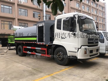 供应东风12方工地喷雾降尘车洒水车便宜的多少钱