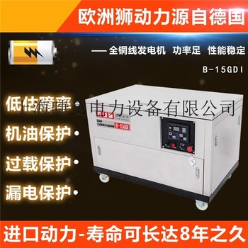 15kw应急用汽油发电机参数