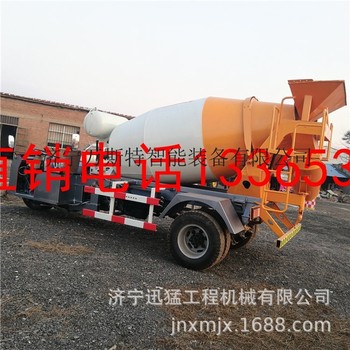 三轮混凝土搅拌运输车 厂家出售混凝土搅拌罐车 水泥搅拌运输车