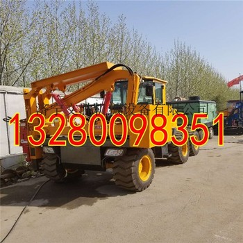 供应护栏打桩机 公路打桩机打孔机
