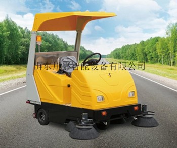 供应川嘉CJ-1800电动驾驶型扫地车带棚厂家直销