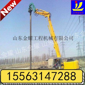 专业厂家 高效率 打桩机价格 快速连接器锤式打桩机 挖机钩子