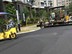 2019深圳沥青道路工程队-南山公园路面沥青摊铺