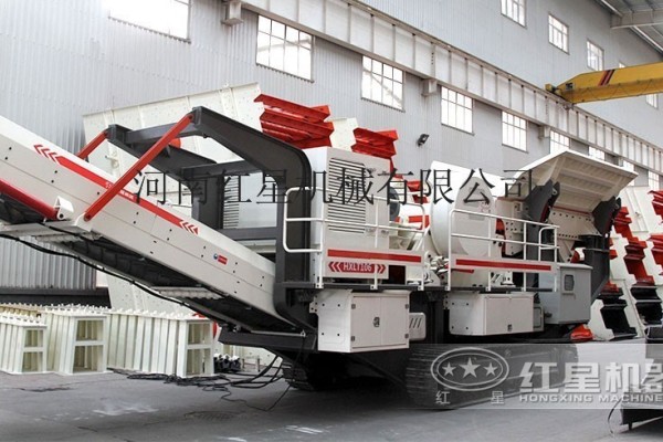 時產200噸可移動履帶式碎石機價格低可開到砂廠JYX75