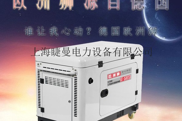 供應歐洲獅6千瓦靜音柴油發(fā)電機價格