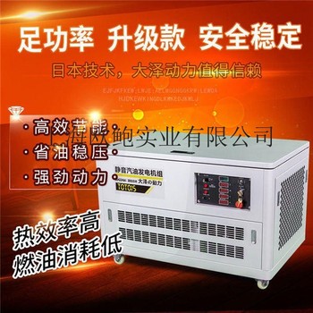 20千瓦汽油发电机报价