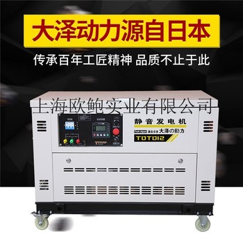 12kw小型汽油发电机TOTO12