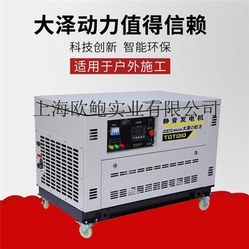 12kw小型汽油发电机TOTO12