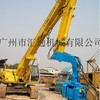 供应各品牌挖掘机打桩臂18米；打桩臂改装厂家