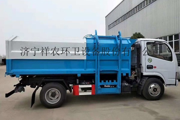 祥农生产厂家直销东风多利卡挂桶式垃圾车