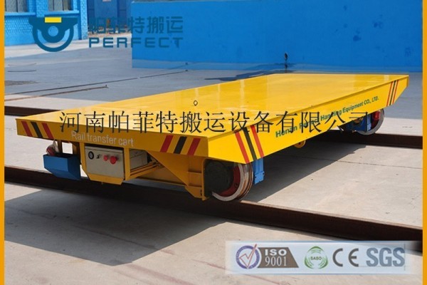 工业设备运输轨道平车20T电动平板车驱动重载蓄电池轨道搬运车