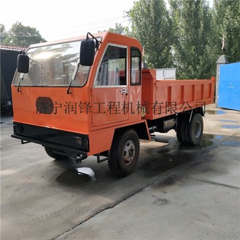 厂家直销  5吨四驱四不像 双人驾驶室 农用运输车 矿用拉石车装载王