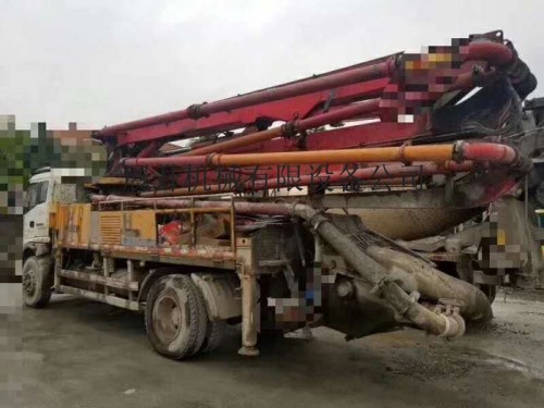 广西玉林低价出售二手九合重工29米泵车