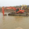 湿地挖掘机出租水上挖掘机出租租赁价格实惠