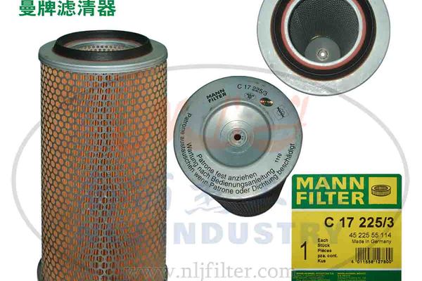 MANN-FILTER(曼牌滤清器)空滤C17225/3