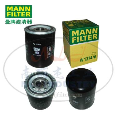 MANN-FILTER(曼牌滤清器)油滤W1374/6