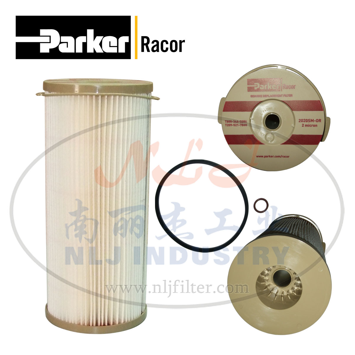 Parker(派克)Racor 1000FH係列用濾芯2020SM-OR