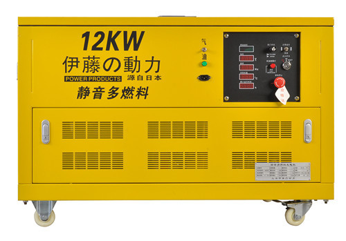 伊藤12kw全自動單三相汽油發電機