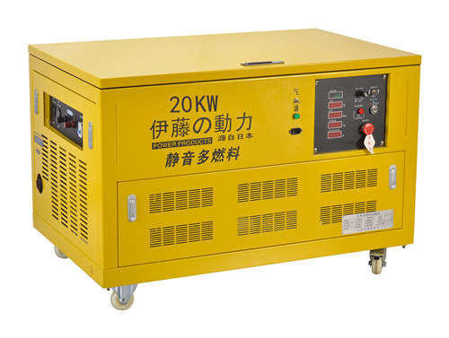 伊藤20kw可移动式电启动汽油发电机