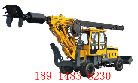 供应QF-15轮式挖钻机QF-15轮式挖掘机园林绿化农村建筑自用厂家