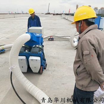 路抛 移动式混凝土路面抛丸机 路面打毛设备
