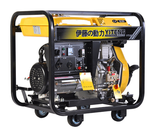伊藤YT6800E柴油电启动发电机5KW单相220V