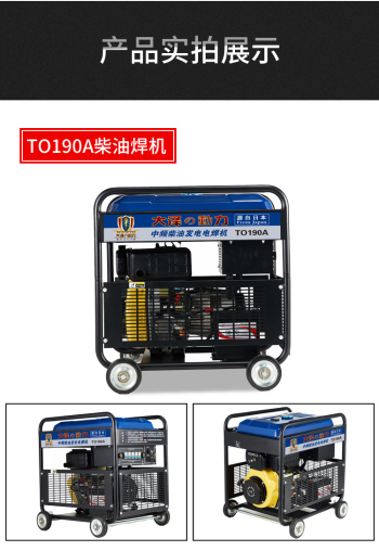 供應大澤動力TO190A柴油發電電焊發電機(組)