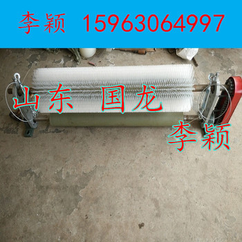 供应国龙B1400  B1600矿山机械  被动毛刷清扫器 无动力尼龙毛刷