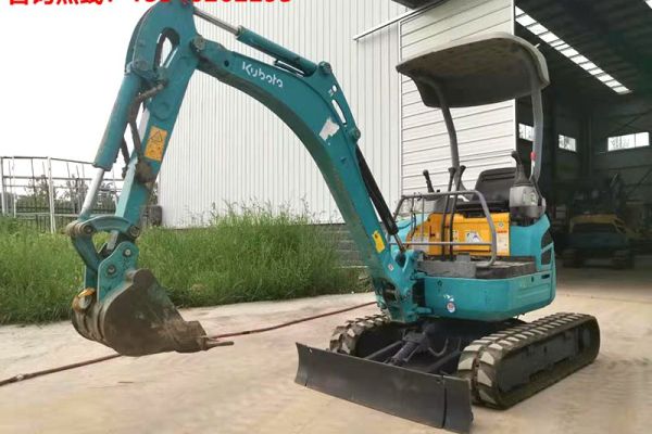 久保田15小挖機  青島市出售二手無尾超小型挖機
