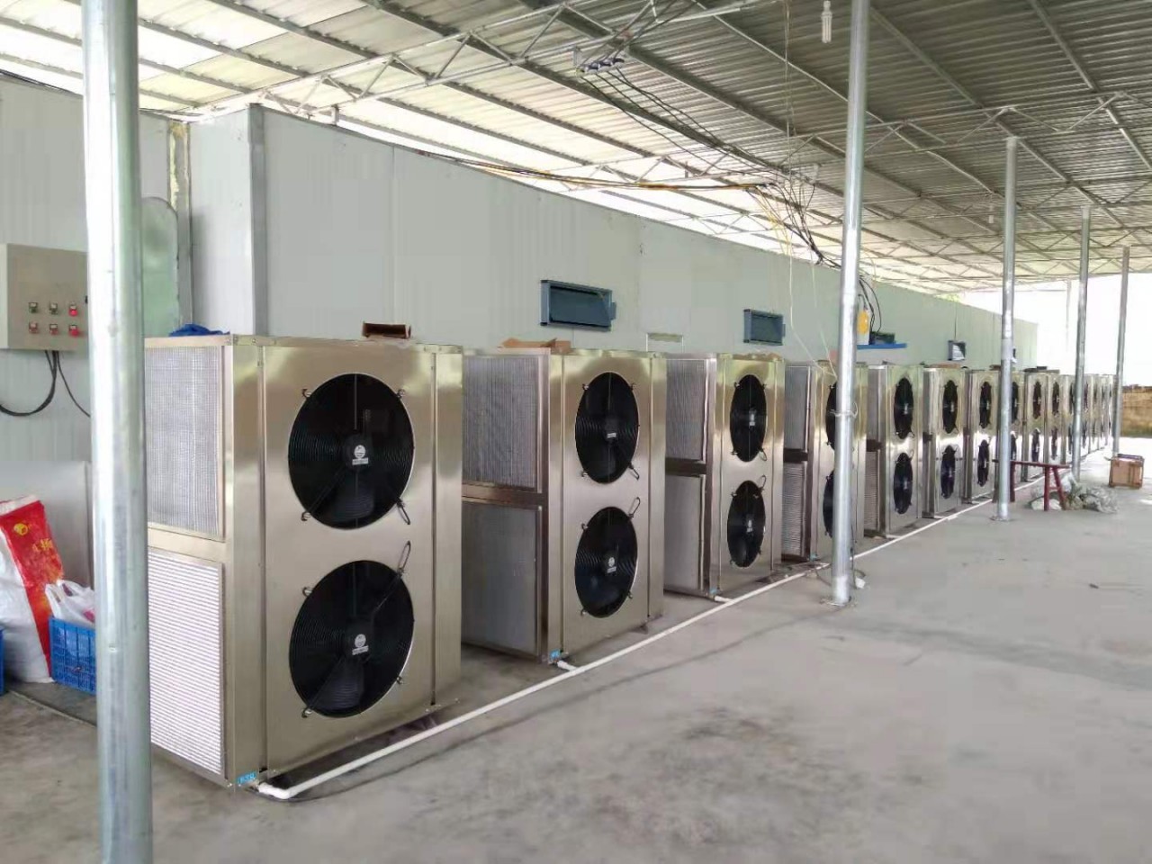 瑞威農業產品中藥材高溫空氣能源熱泵開環風烘幹燥機設備