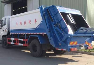 东风天锦12吨压缩式垃圾车