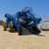 內蒙古扒渣機施工 輪胎式電動挖掘機 礦山扒渣設備照片 設備整機質保