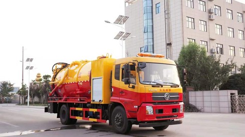 厂家供应 东风天锦12方清洗吸污车