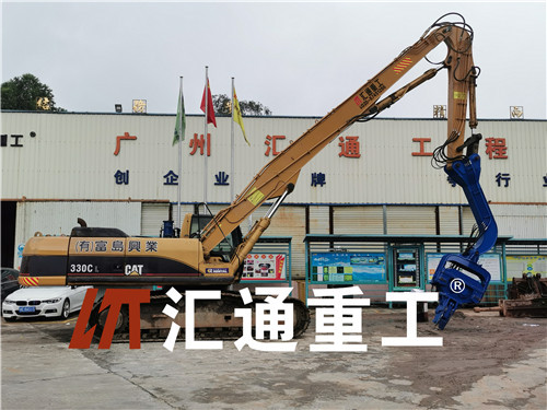粵西專業生產挖掘機打樁臂原裝現貨