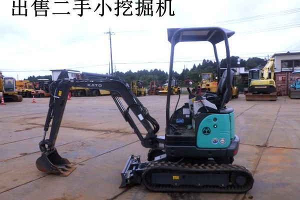 出售二手加藤17VX3小挖掘机