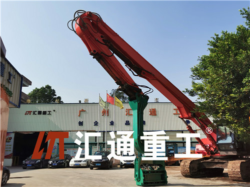 北京挖掘機專用打樁臂哪家專業