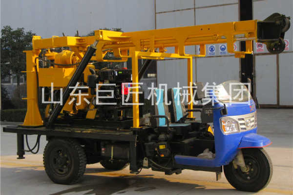 供應華夏巨匠xyc-200a鑽機農用三輪車改裝車載式液壓打井機 工程水井鑽機移動方便