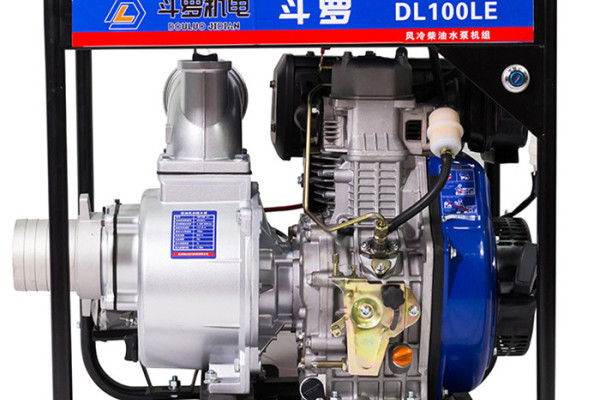 供應鬥羅機電DL100LE柴油機水泵4寸水泵吸水快出水足馬力大