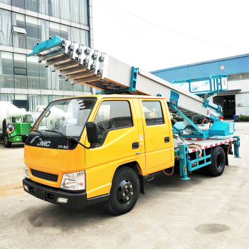 韩国进口32米高空云梯搬家车 市区高空作业车 现货装修上料云梯车