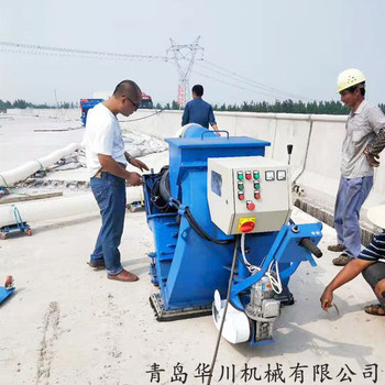 環保移動式路麵拋丸機 鋼板除鏽拋丸機 雙拋頭大型路麵拋丸機