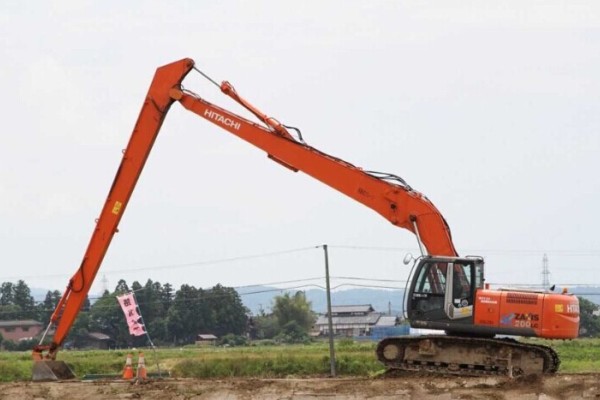 挖掘機加長臂廠家 小鬆、日立等係列挖掘機加長臂 18米高層拆遷臂