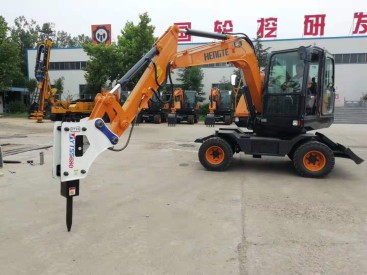 西藏拉萨轮式挖掘机厂家直销75轮式挖掘机抓木机