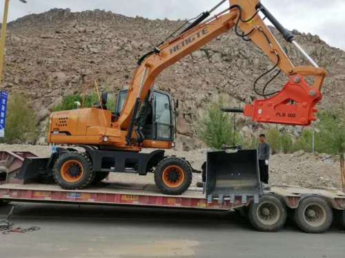 西藏日喀则厂家供应恒特HT145W轮式挖掘机2020西藏新款轮式挖掘机