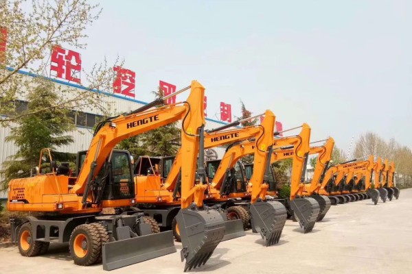 西藏輪式挖掘機藏廠家供應恒特HT145W輪式挖掘機2020新款輪式挖掘機