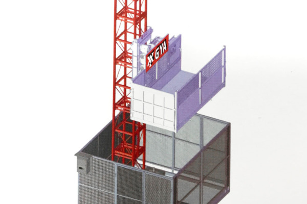 供應GYA/逸安SC型貨用施工升降機 施工遙控升降運行貨梯 電梯施工升降機