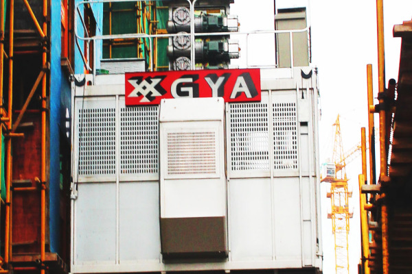 广州逸安 销售GYA SC120直销曲线型施工升降机 倾斜式施工升降机