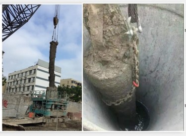 拔桩清障上海水泥预制方桩拔除地下障碍物清障
